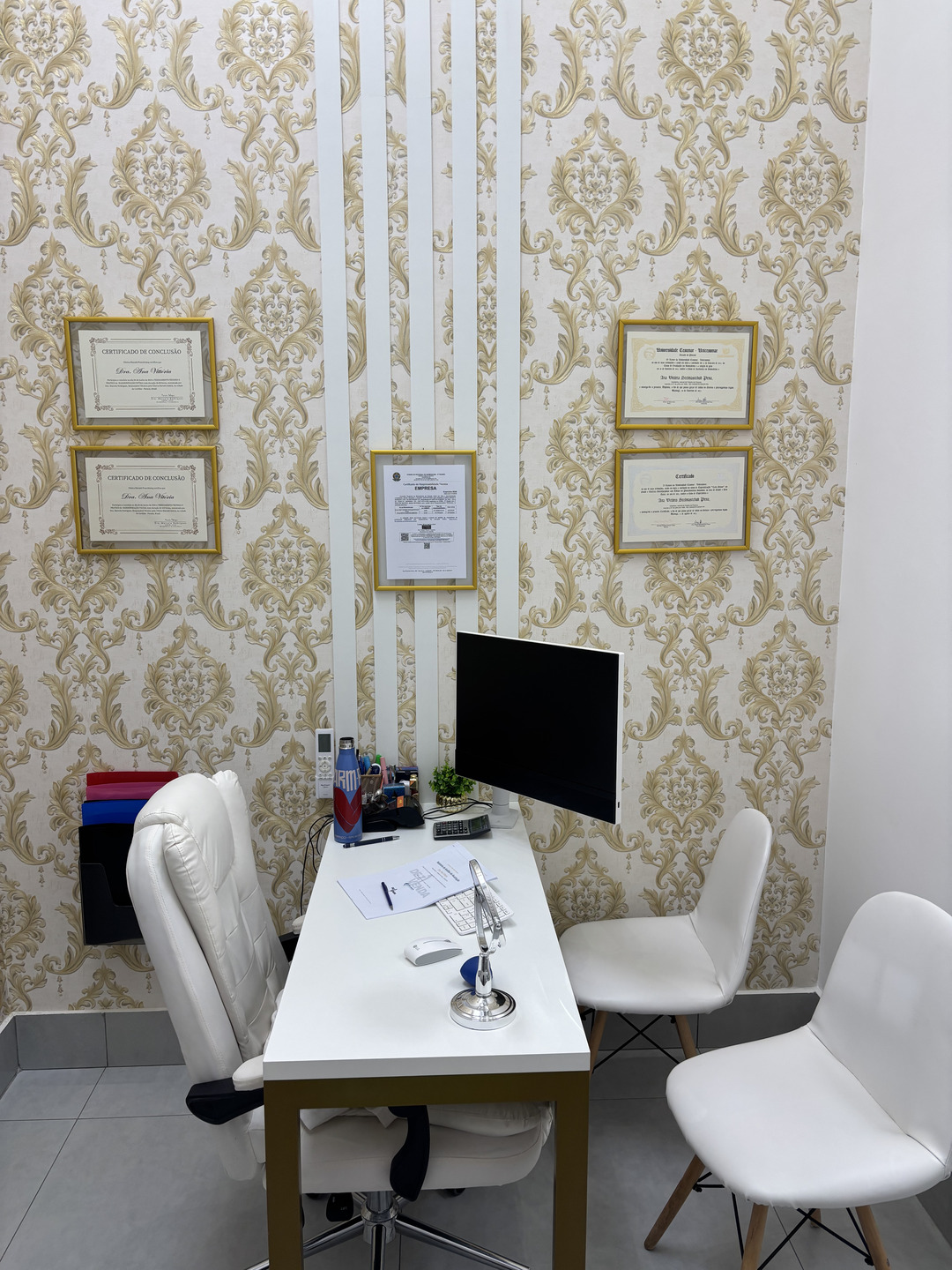 Detalhe do ambiente acolhedor da Clínica Biavatti