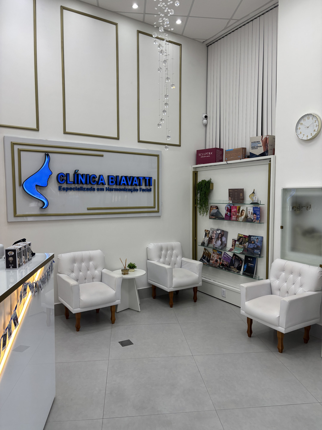 Decoração e ambientação da Clínica Biavatti